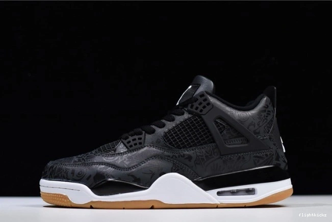 Jordan Laser CI1184-001 Retro 4 Air Black 1001